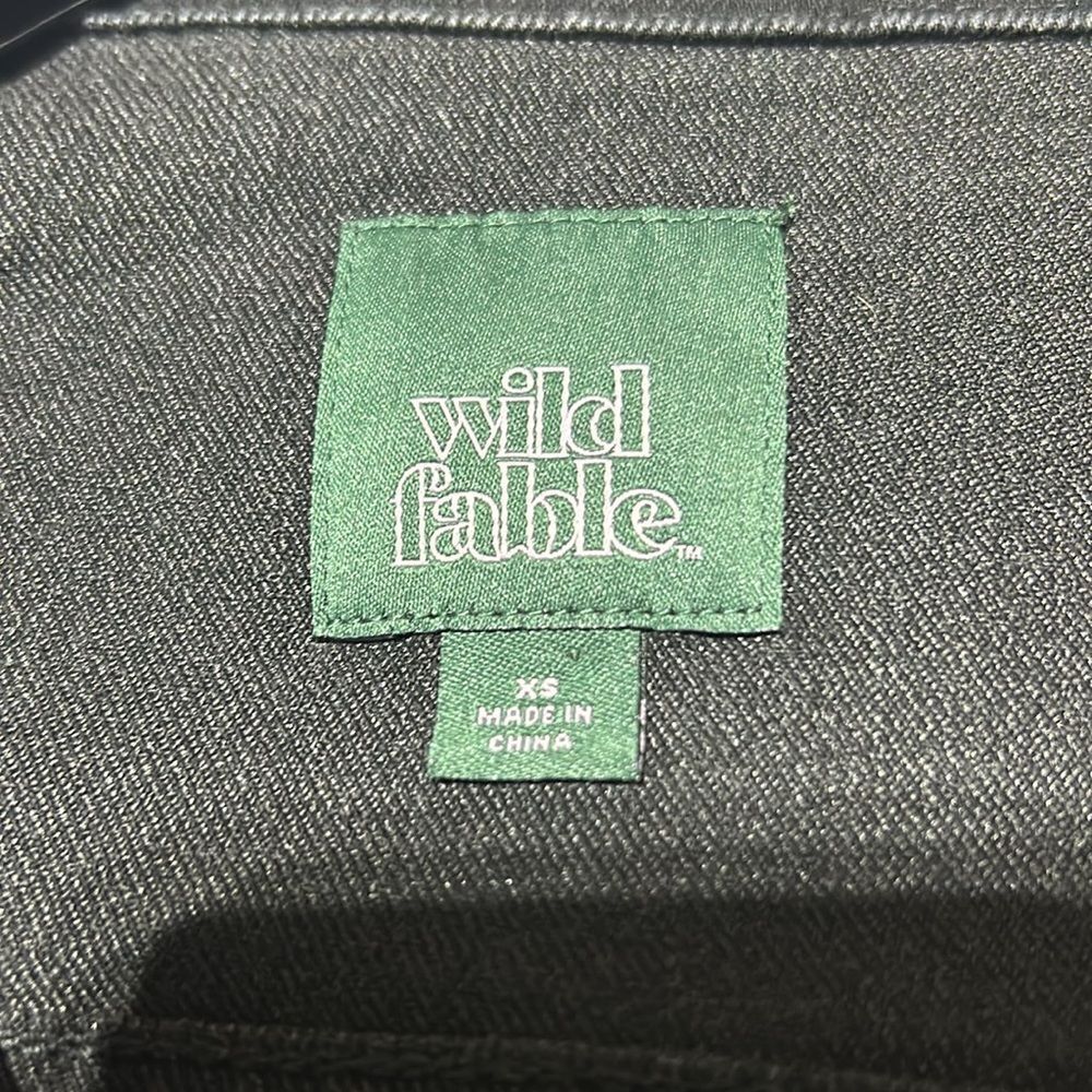 Wild Fable Black Denim Jean Jacket (Women's Size XS) - Picture 7 of 8